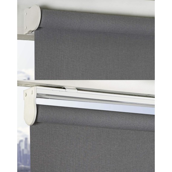 Roller Window Shades , Window Blinds , Window Shades for Home , Roller Shades , Window Treatments , Window Blinds Cordless , Door Blinds , Urban Grey (Light Filtering), 23"W X 72"H
