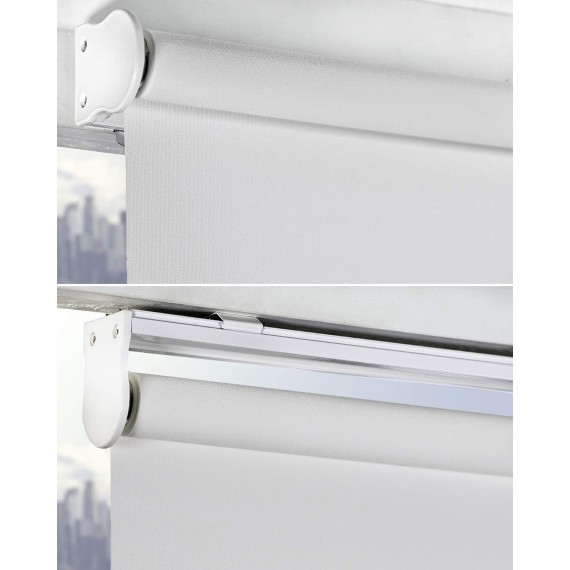 Roller Window Shades , Window Blinds , Window Shades for Home , Roller Shades , Window Treatments , Window Blinds Cordless , Door Blinds , Urban White (Light Filtering)