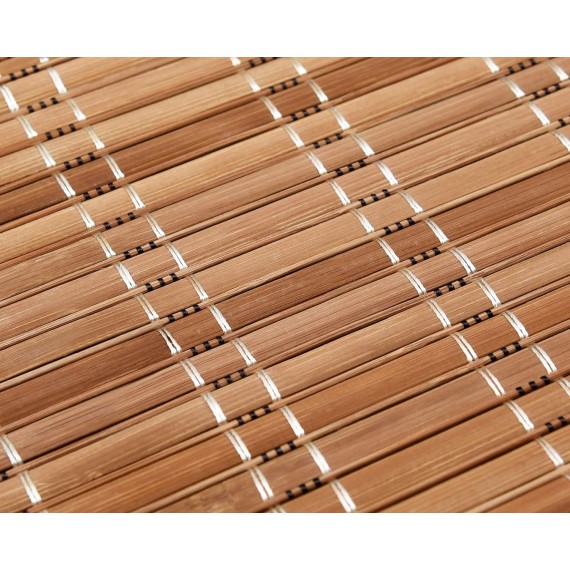 Cordless Bamboo Roman Shades, Light Filtering Window Treatment, Roll Up Bamboo Blinds for Window 23'' W x 60'' H