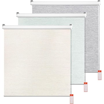 100% Blackout Roller Window Shades,Window Blinds with UV Protection Fabric,Roll Up and Pull Down Shades for Indoor Window,Window shade for Home,Dark Grey