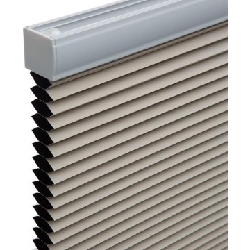 Custom Cut to Size Cordless Cellular Shades, Blackout Room Darkening Honeycomb Shades Pleated Blinds for Windows, Beige