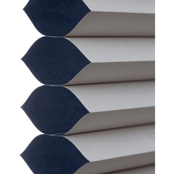 Custom Cut to Size Cordless Cellular Shades, Blackout Room Darkening Honeycomb Shades Pleated Blinds for Windows, Beige