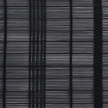 Custom Cordless Bamboo Roman Shades, Light Filtering Window treatment, Roll Up Retro Bamboo Blinds for Windows, Any Size 20-70 Wide and 23-93 High, Sunny-Black