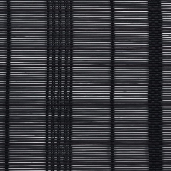 Custom Cordless Bamboo Roman Shades, Light Filtering Window treatment, Roll Up Retro Bamboo Blinds for Windows, Any Size 20-70 Wide and 23-93 High, Sunny-Black
