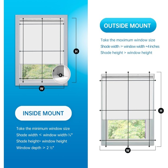 Motorized Blinds with remote,Thermal Electric Blinds【Solar Panel】,Customizable automatic Roller Shades, Blackout Remote Control Blinds for Windows Upgrade to smart blinds, White