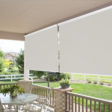 70 Inch Wide 100% Blackout Fabric Roller Window Blinds,Grey Thermal Roller Shades Insulated UV Protection for Home Office Bedroom