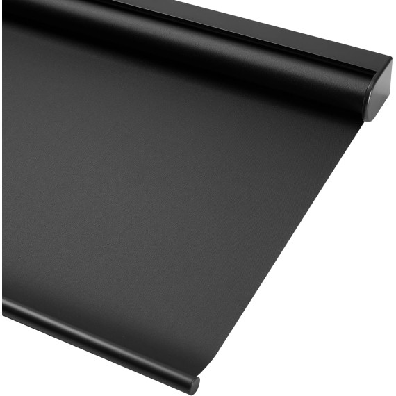 Blackout Roller Shades Cordless Color-Matched Roller Window Blinds Free-Stop Simple Style Thermal Insulated Roll Up Shades for Home Office Door, Black