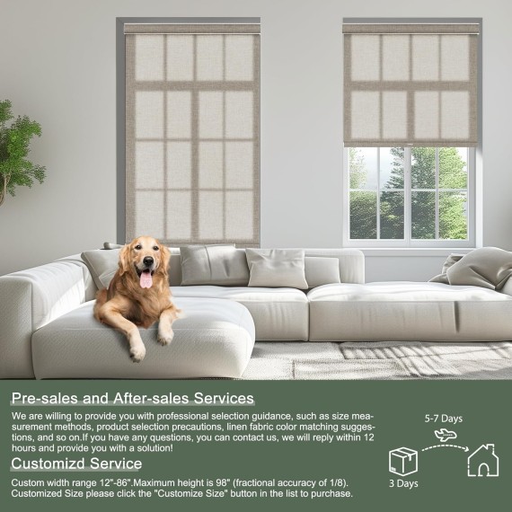 Light Filtering Roller Shades for Windows,Cordless Roller Blinds with Cassette Valance,Linen Roller Window Shades,Thermal Insulation Window Shades for Home Door Office. Pink.