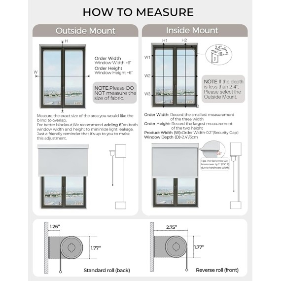 AIVIDIG Motorized Roller Shade with Remote Control, 100% Blackout Electric Blinds for Windows with Alexa Google Home via Hub, Rechargeable Smart Automatic Customized Size（Dule Side-Black）